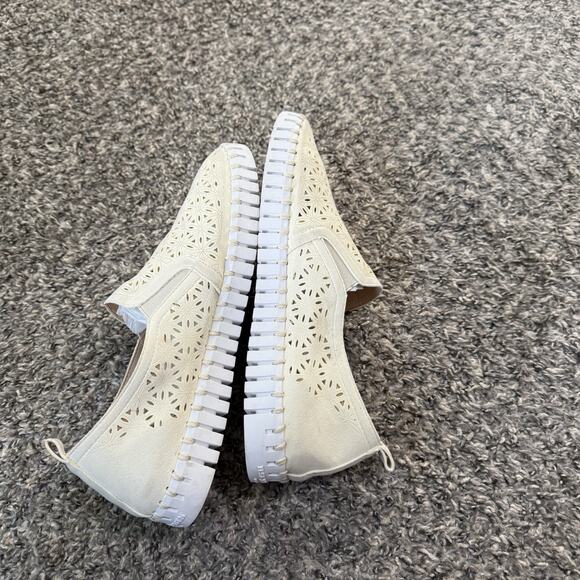 Ilse Jacobsen Tulip Slip on Shoe Loafers Sneakers Ivory Size 44 Comfort - Picture 8 of 8